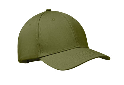 Baseball Kappe. 6 Panele. Verstellbarer Metallverschluss mit Einstecklasche. Oxford-Kappenschirm. Baumwolltwill 280 g/m².