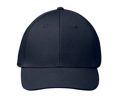 Baseball Kappe. 6 Panele. Verstellbarer Metallverschluss mit Einstecklasche. Oxford-Kappenschirm. Baumwolltwill 280 g/m².
