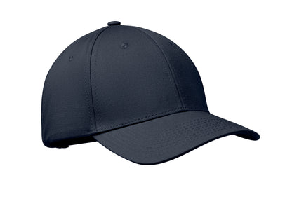 Baseball Kappe. 6 Panele. Verstellbarer Metallverschluss mit Einstecklasche. Oxford-Kappenschirm. Baumwolltwill 280 g/m².