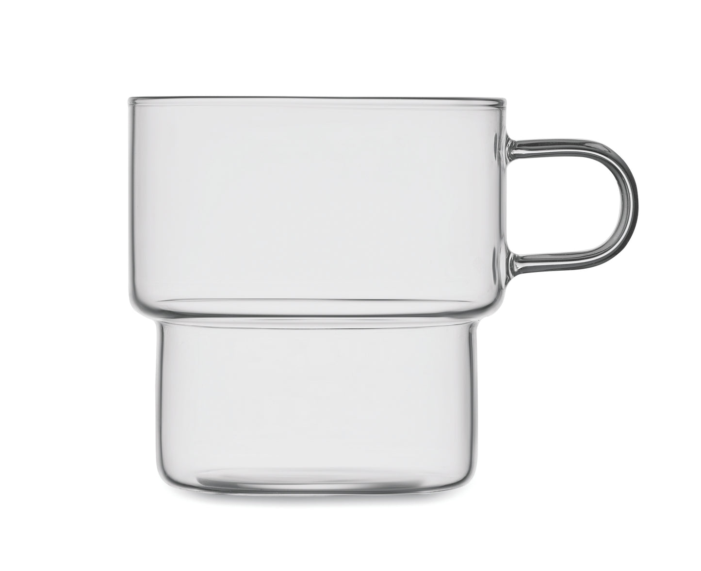 Becher aus hochwertigem Borosilikatglas. Stapelbar. Füllmenge: 300 ml