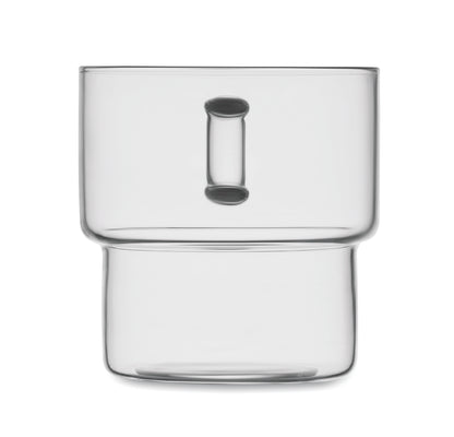 Becher aus hochwertigem Borosilikatglas. Stapelbar. Füllmenge: 300 ml