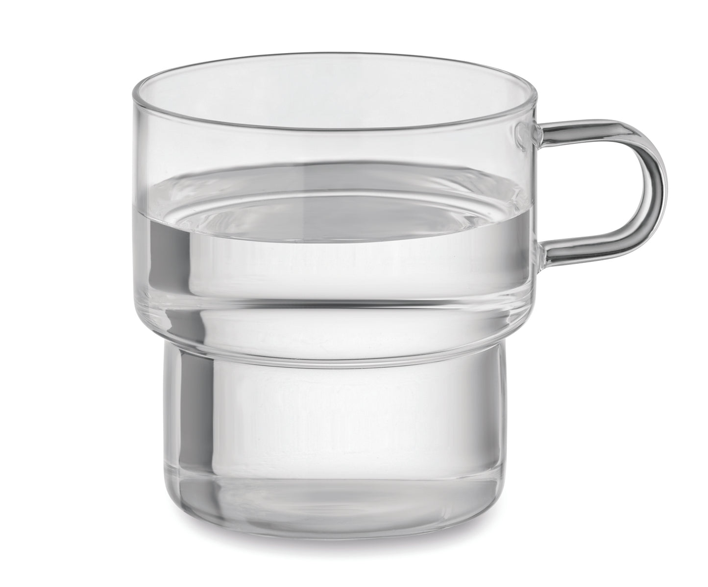 Becher aus hochwertigem Borosilikatglas. Stapelbar. Füllmenge: 300 ml