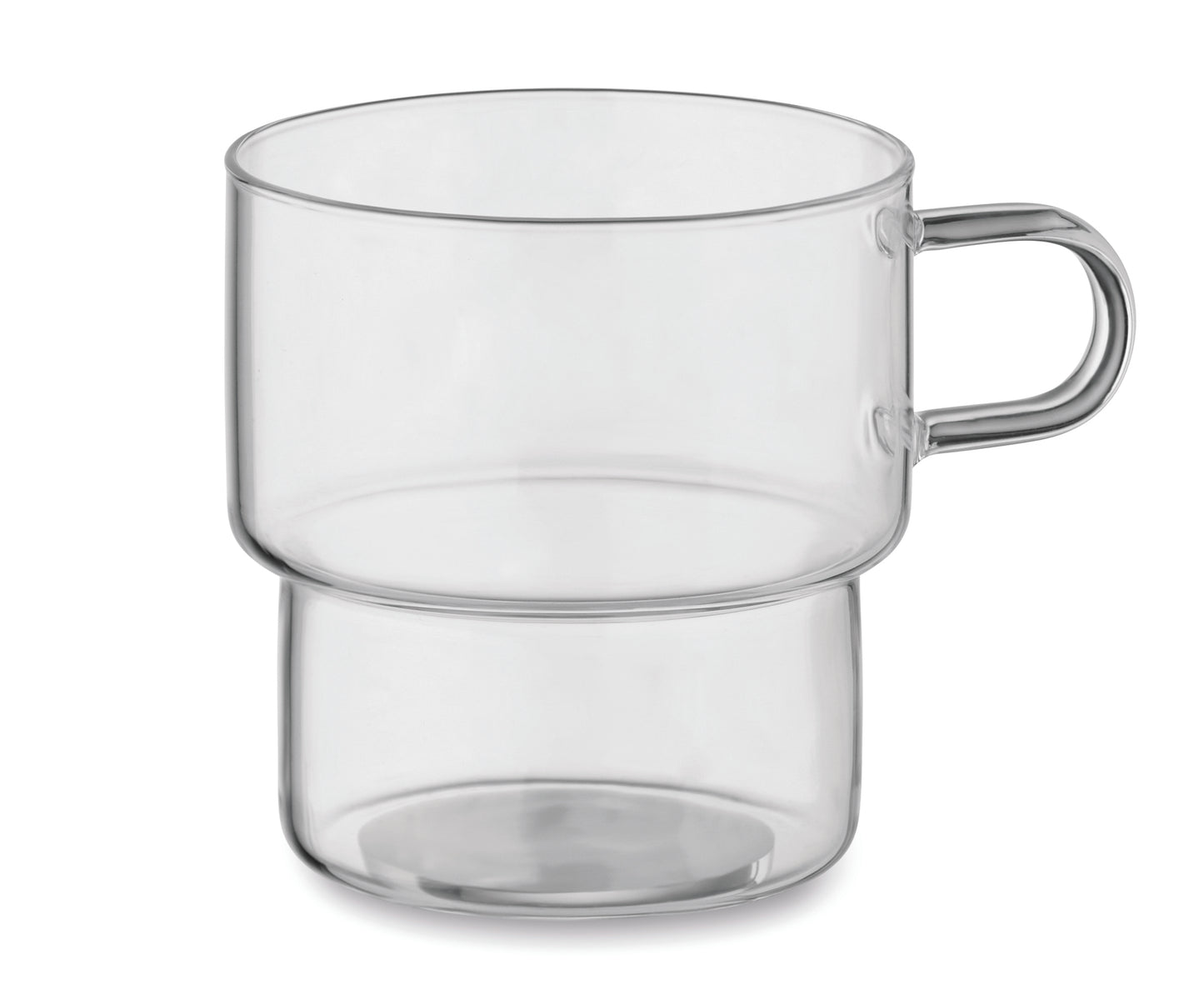 Becher aus hochwertigem Borosilikatglas. Stapelbar. Füllmenge: 300 ml