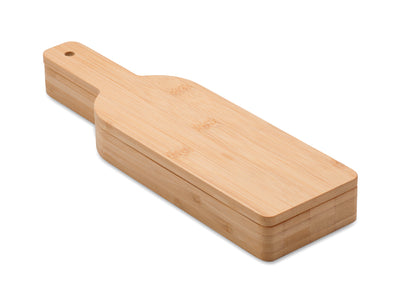 Weinset in Form einer Flasche. Inklusive Korkenzieher Flaschenverschluss Weinkragen und Ausgießer. Box
