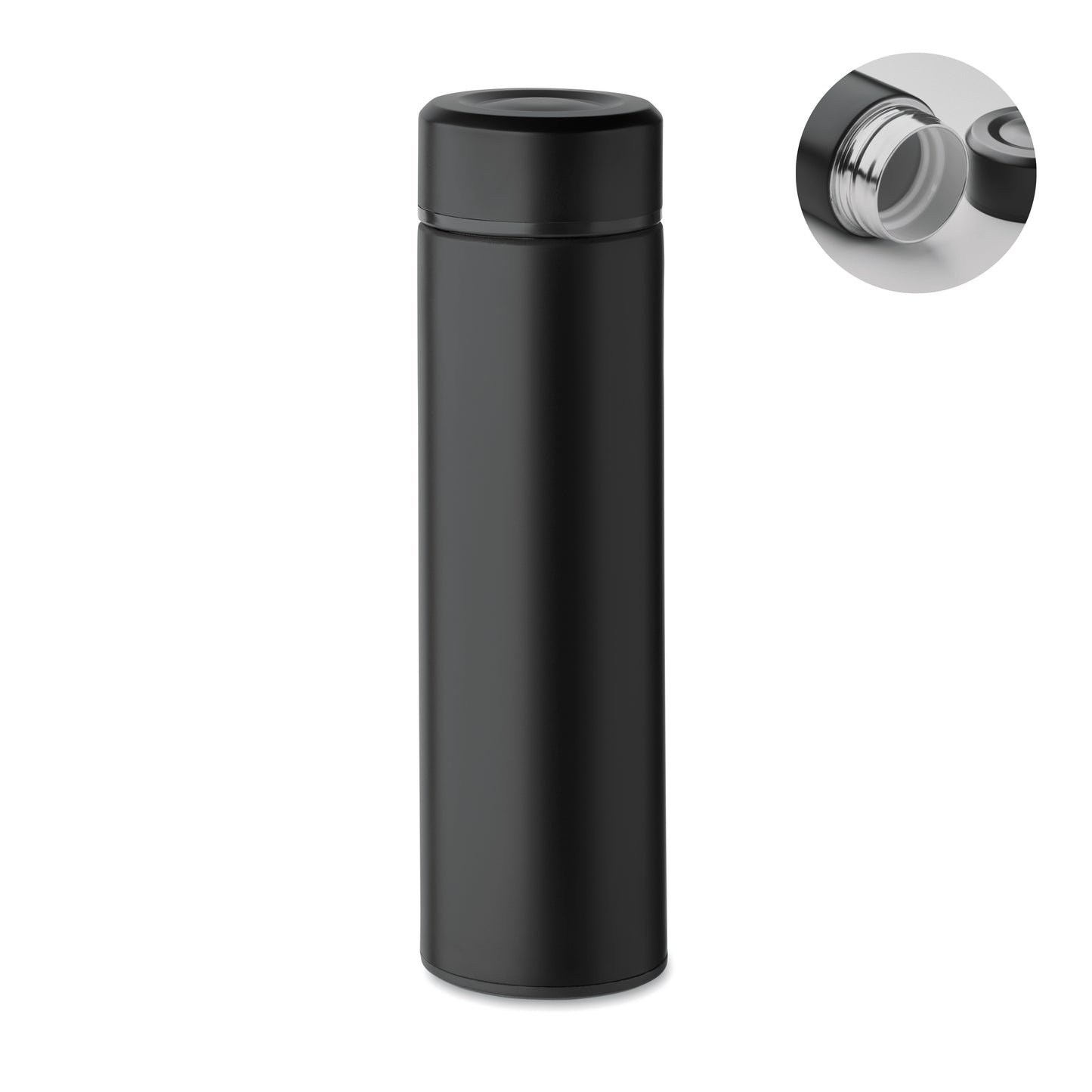 Doppelwandige Isolierflasche aus recyceltem Edelstahl (90 % recycelter Edelstahl und 10 %