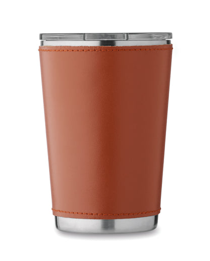 Doppelwandiger Trinkbecher aus recyceltem Edelstahl (90% recycelter Edelstahl und 10% Edelstahl) mit