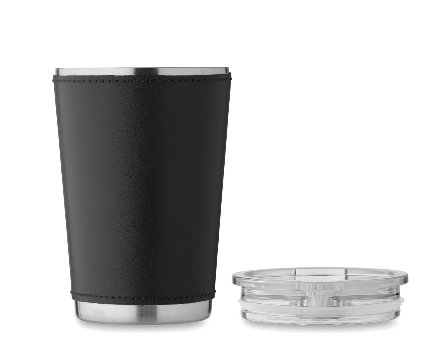 Doppelwandiger Trinkbecher aus recyceltem Edelstahl (90% recycelter Edelstahl und 10% Edelstahl) mit