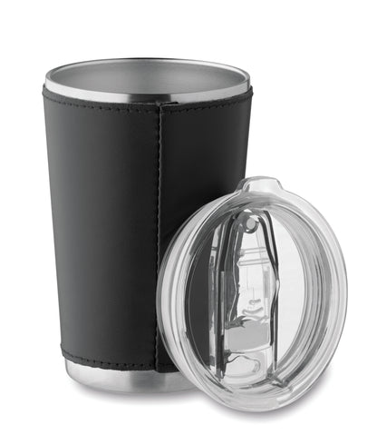 Doppelwandiger Trinkbecher aus recyceltem Edelstahl (90% recycelter Edelstahl und 10% Edelstahl) mit
