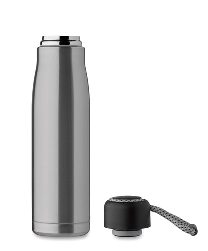 Doppelwandige Isolierflasche aus recyceltem Edelstahl (90 % recycelter Edelstahl und 10 %