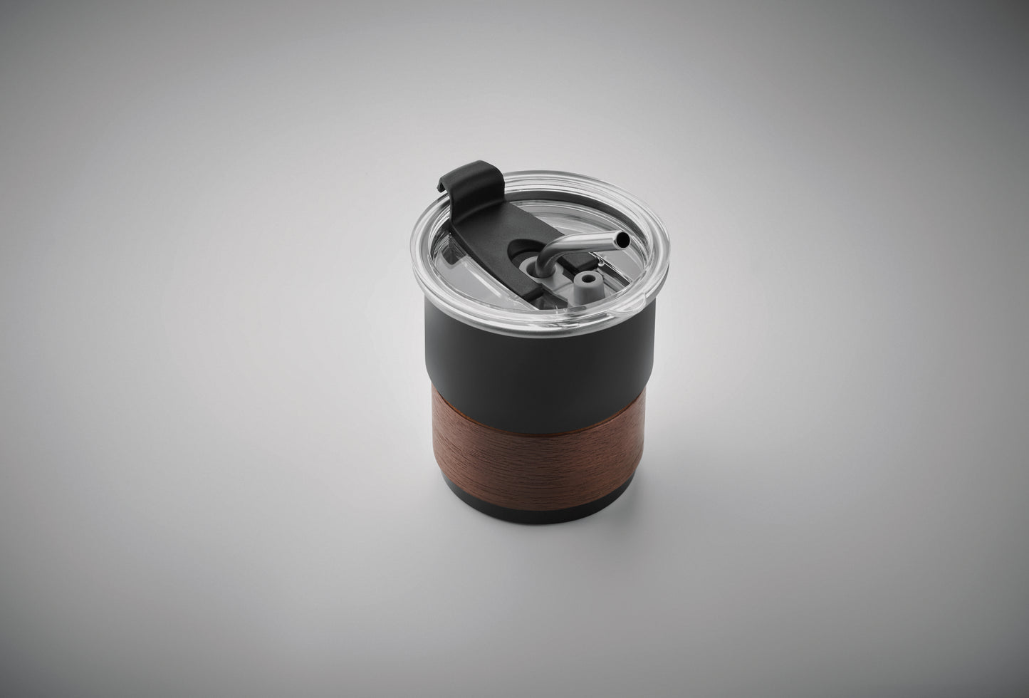 Einwandiger Becher aus recyceltem Edelstahl (90% recycelter Edelstahl 10% Edelstahl) mit abnehmbarem