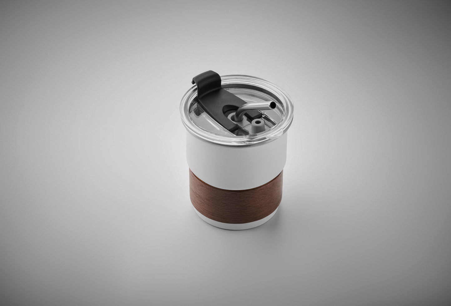 Einwandiger Becher aus recyceltem Edelstahl (90% recycelter Edelstahl 10% Edelstahl) mit abnehmbarem
