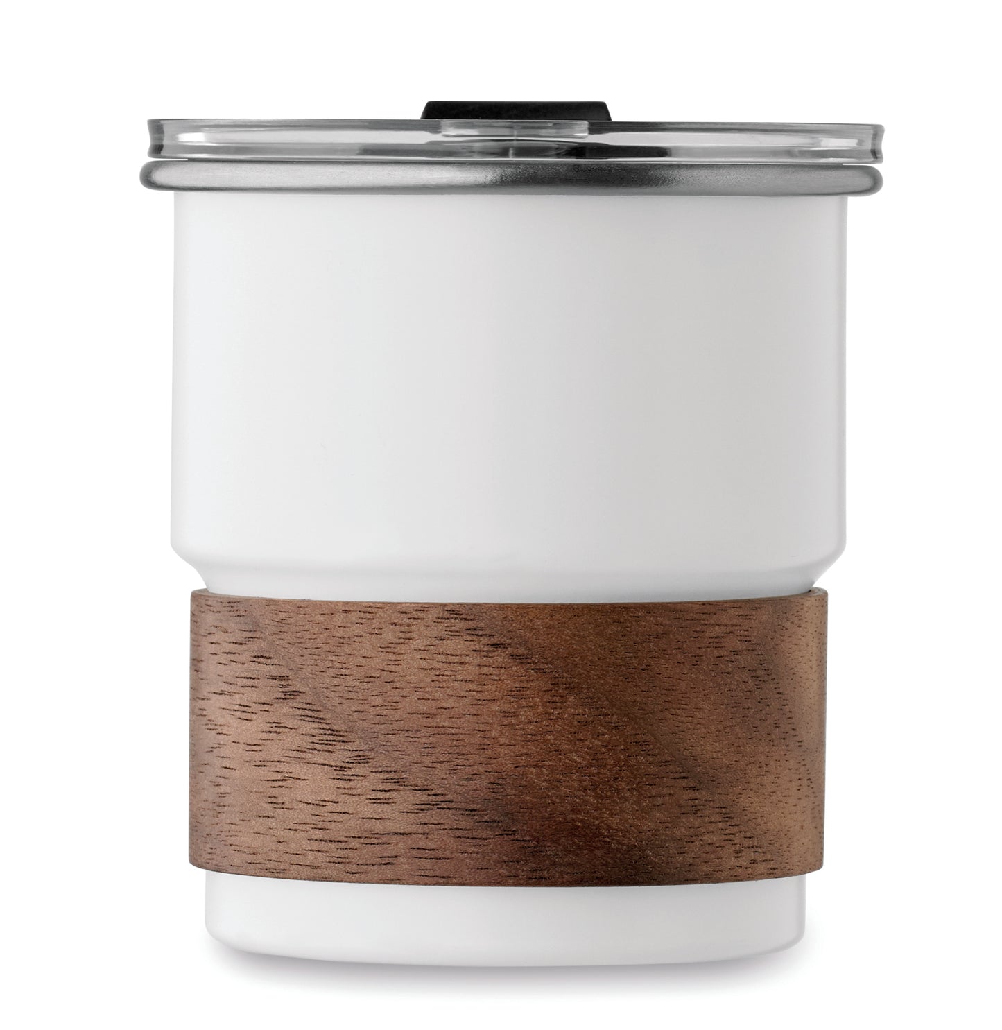 Einwandiger Becher aus recyceltem Edelstahl (90% recycelter Edelstahl 10% Edelstahl) mit abnehmbarem