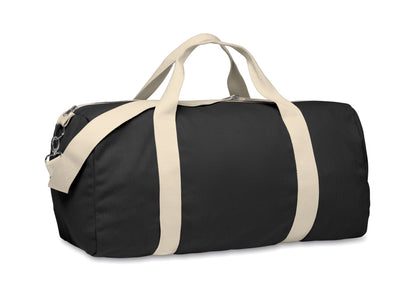 Große Tasche aus recycelten Materialien (60% recycelte Baumwolle 40% recycelter Polyester) in