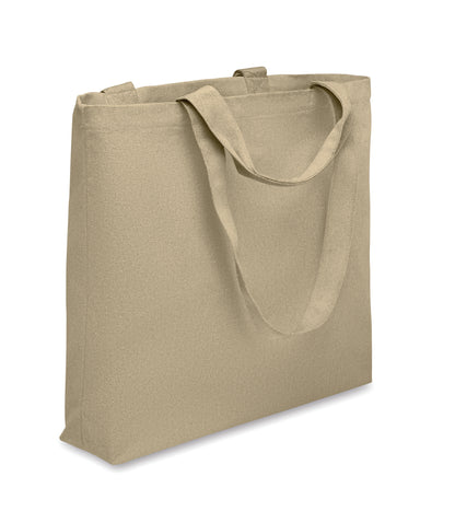 Einkaufs- oder Strandtasche aus recycelten Materialien (60 % recycelte Baumwolle 40 %