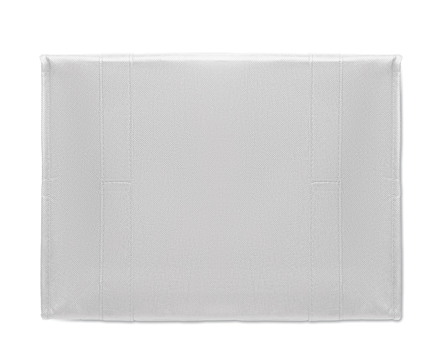 Kühltasche aus RPET-Non Woven 80g/m². Hauptfach mit Reißverschluss herausnehmbare PP Verstärkung im