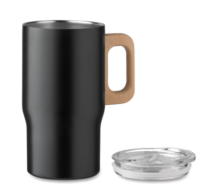 Doppelwandiger Becher aus recyceltem Edelstahl (90 % recycelter Edelstahl und 10 %