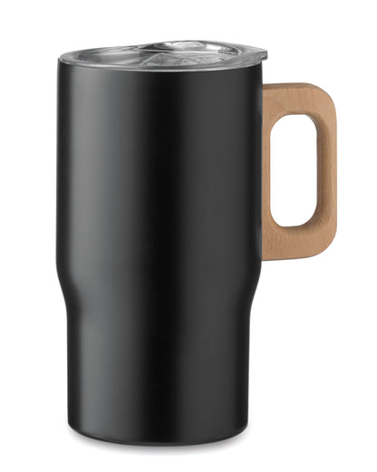 Doppelwandiger Becher aus recyceltem Edelstahl (90 % recycelter Edelstahl und 10 %