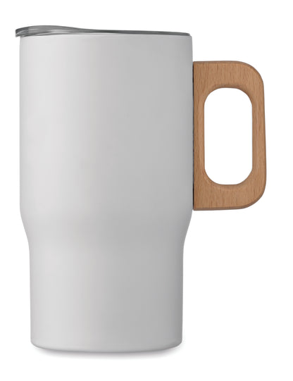 Doppelwandiger Becher aus recyceltem Edelstahl (90 % recycelter Edelstahl und 10 %