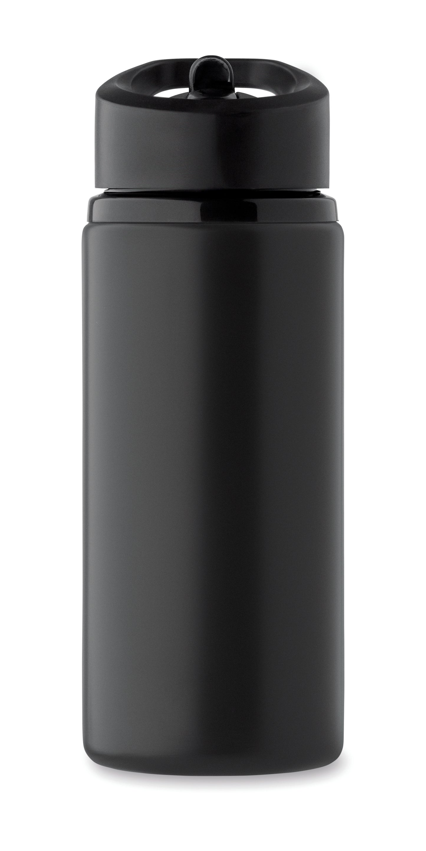 Einwandige Flasche aus recyceltem Edelstahl (90% recycelter Edelstahl und 10% Edelstahl). Klappbares