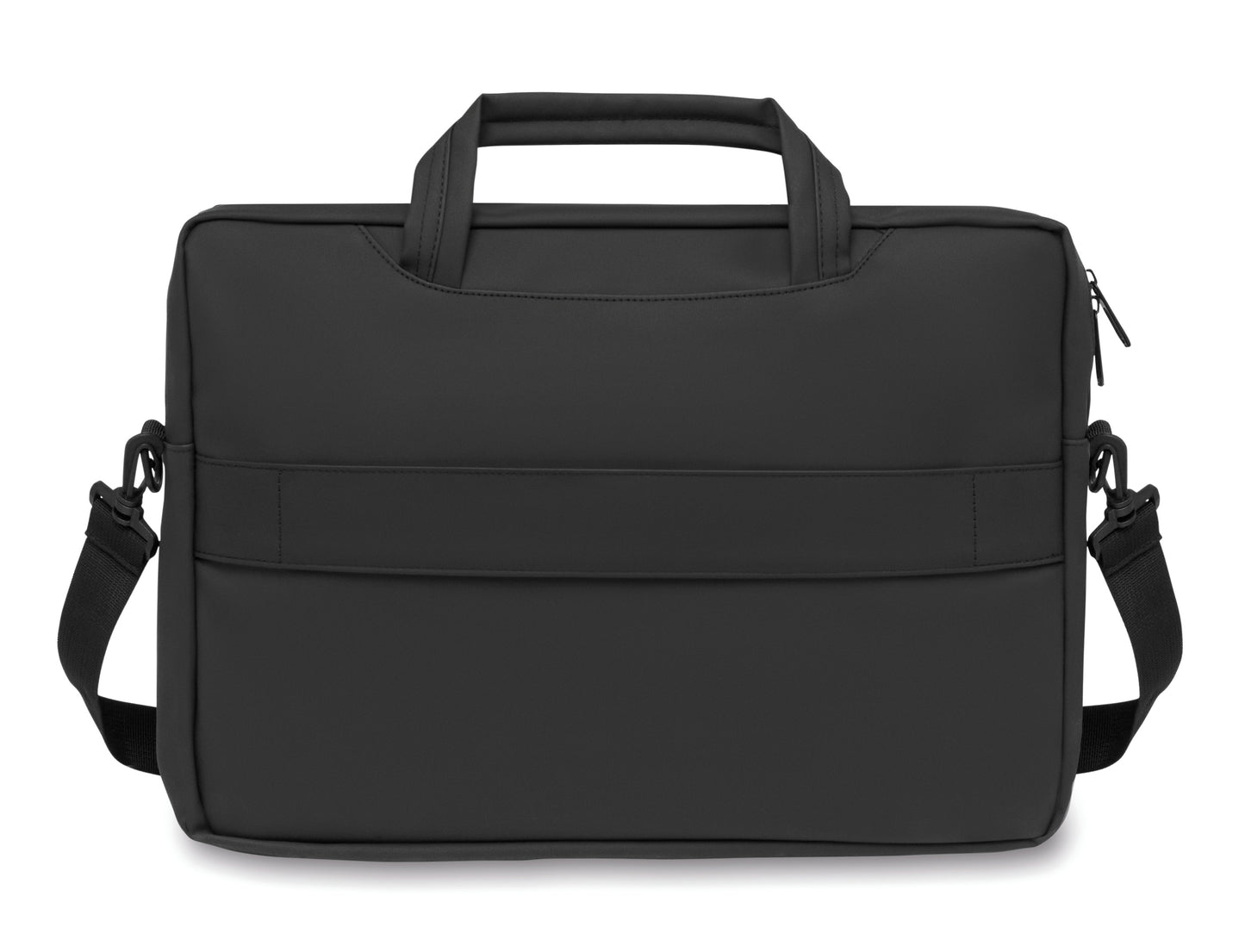 15'' Laptop Tasche aus weichem PU. Inkl. gepolstertes Laptop-Fach Fronttasche mit Reißverschluss