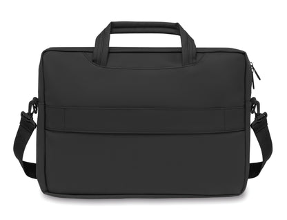 15'' Laptop Tasche aus weichem PU. Inkl. gepolstertes Laptop-Fach Fronttasche mit Reißverschluss