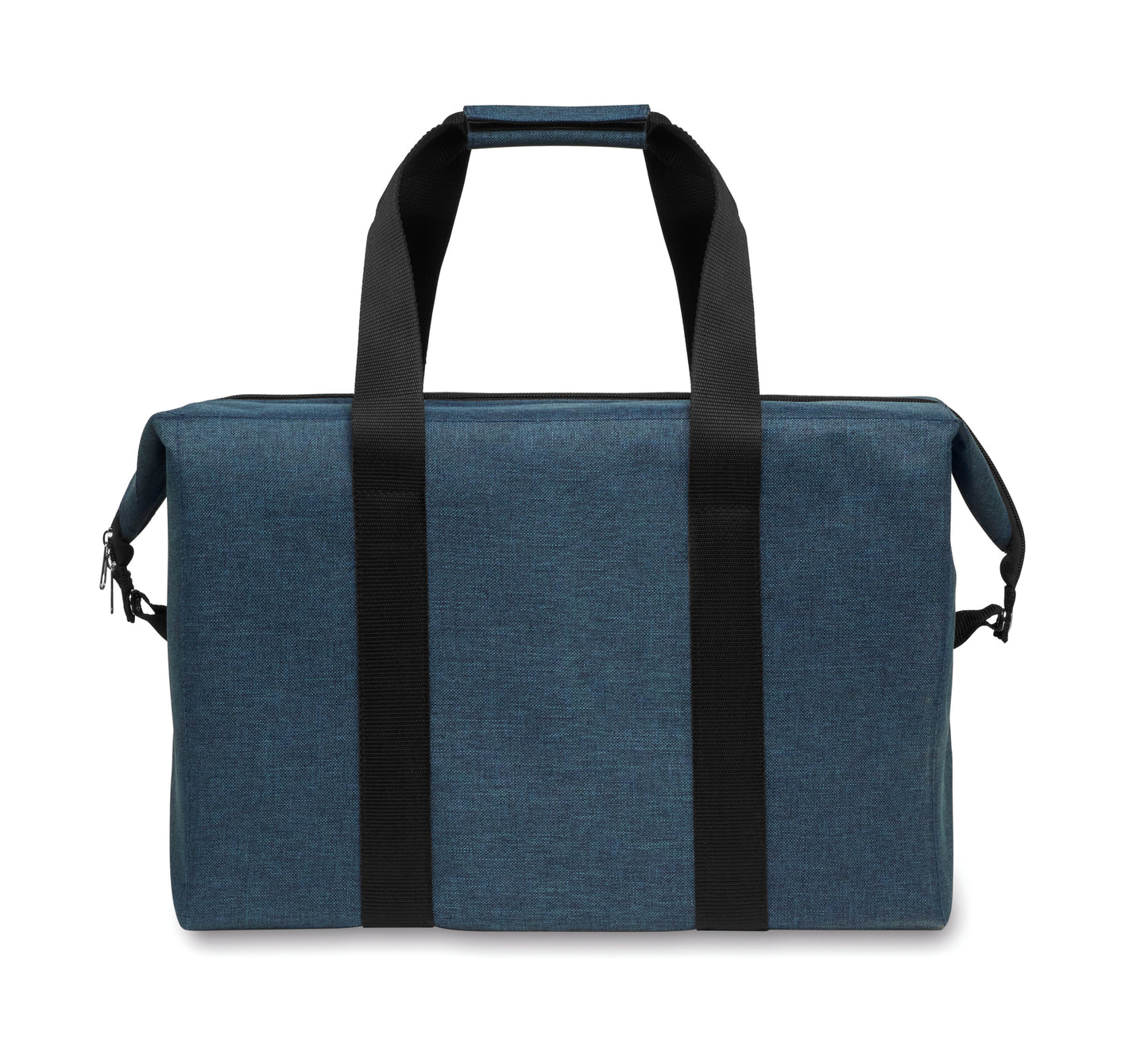 Kühltasche aus RPET 300D kationischem Polyester. Isoliermaterial: 3mm Schaumstoff laminiert mit Aluminiumfolie.