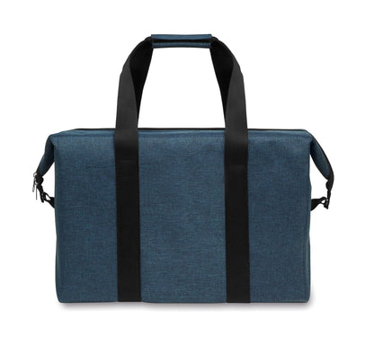 Kühltasche aus RPET 300D kationischem Polyester. Isoliermaterial: 3mm Schaumstoff laminiert mit Aluminiumfolie.