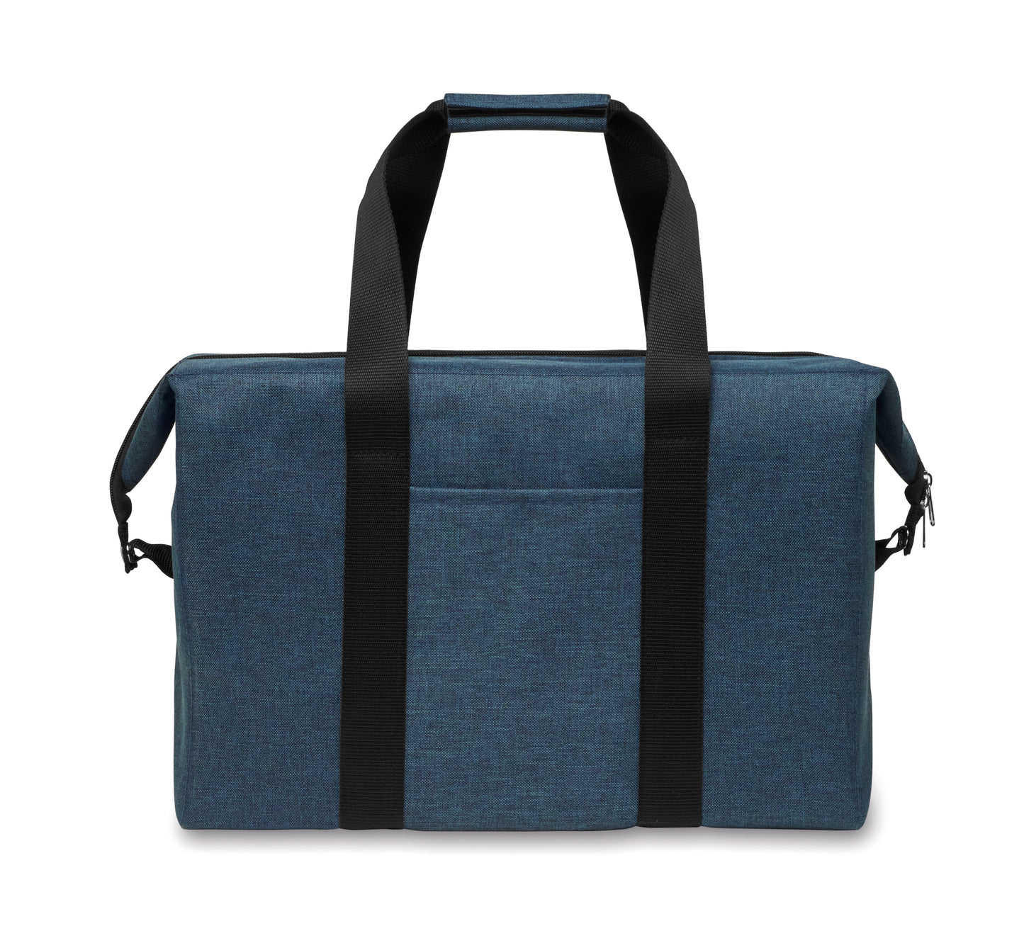 Kühltasche aus RPET 300D kationischem Polyester. Isoliermaterial: 3mm Schaumstoff laminiert mit Aluminiumfolie.