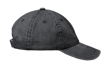 Baseball Kappe. 6 Panele. Verstellbarer Klettverschluss. Vintage-Style. 6 farblich abgestimmte umstickte Belüftungslöcher.
