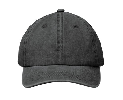 Baseball Kappe. 6 Panele. Verstellbarer Klettverschluss. Vintage-Style. 6 farblich abgestimmte umstickte Belüftungslöcher.