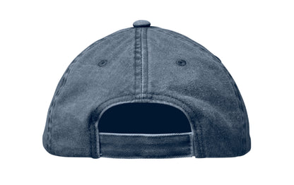 Baseball Kappe. 6 Panele. Verstellbarer Klettverschluss. Vintage-Style. 6 farblich abgestimmte umstickte Belüftungslöcher.