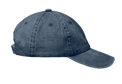 Baseball Kappe. 6 Panele. Verstellbarer Klettverschluss. Vintage-Style. 6 farblich abgestimmte umstickte Belüftungslöcher.