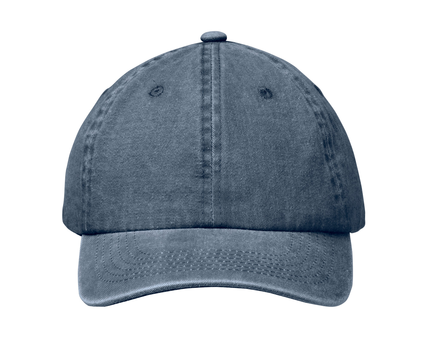 Baseball Kappe. 6 Panele. Verstellbarer Klettverschluss. Vintage-Style. 6 farblich abgestimmte umstickte Belüftungslöcher.