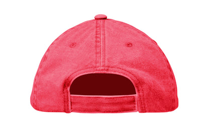 Baseball Kappe. 6 Panele. Verstellbarer Klettverschluss. Vintage-Style. 6 farblich abgestimmte umstickte Belüftungslöcher.