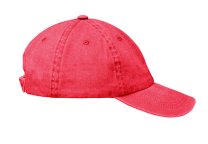 Baseball Kappe. 6 Panele. Verstellbarer Klettverschluss. Vintage-Style. 6 farblich abgestimmte umstickte Belüftungslöcher.
