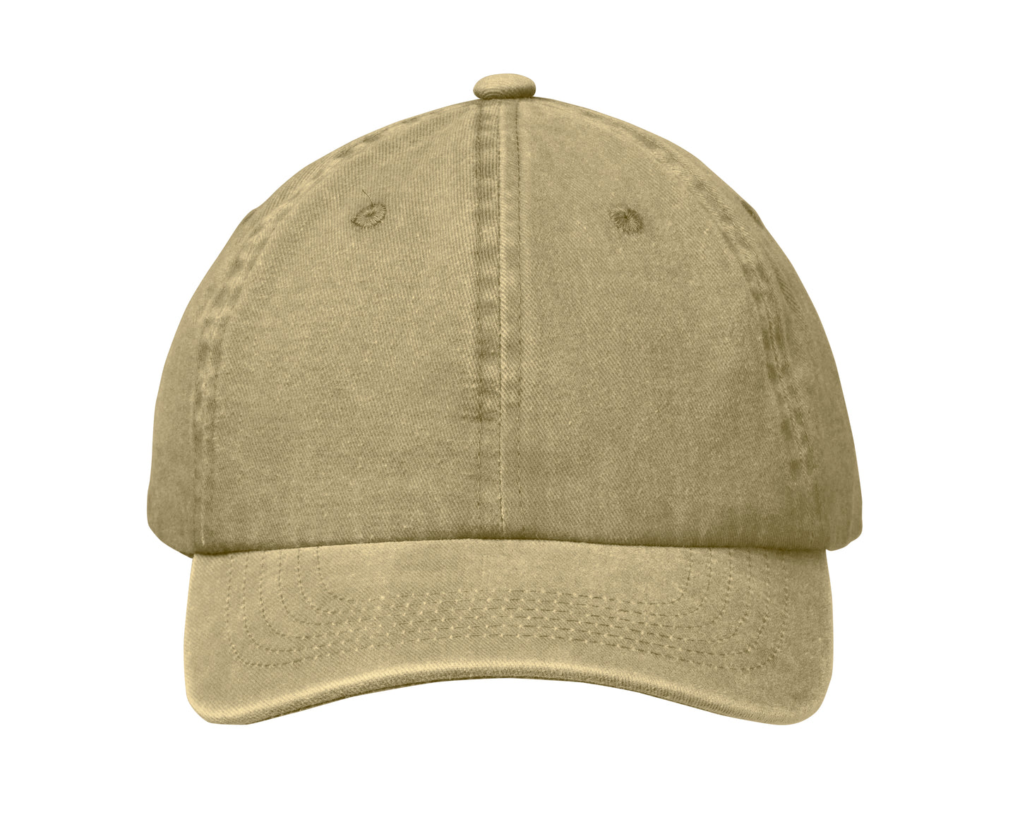 Baseball Kappe. 6 Panele. Verstellbarer Klettverschluss. Vintage-Style. 6 farblich abgestimmte umstickte Belüftungslöcher.