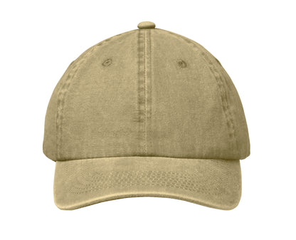 Baseball Kappe. 6 Panele. Verstellbarer Klettverschluss. Vintage-Style. 6 farblich abgestimmte umstickte Belüftungslöcher.