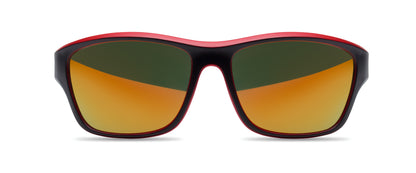 Sport-Sonnenbrille mit verspiegelten Gläsern. UV400-Schutz.
