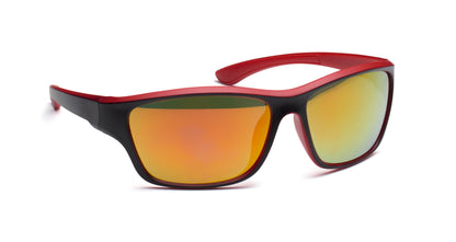 Sport-Sonnenbrille mit verspiegelten Gläsern. UV400-Schutz.