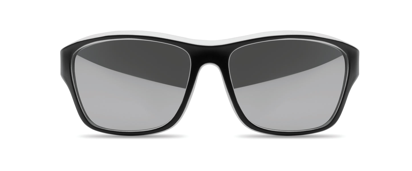 Sport-Sonnenbrille mit verspiegelten Gläsern. UV400-Schutz.