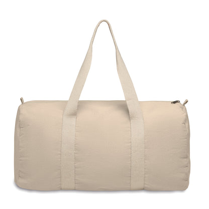 Sport- oder Reisetasche aus 320 g/m² (recycelte Baumwolle 80% und recycelter Polyester