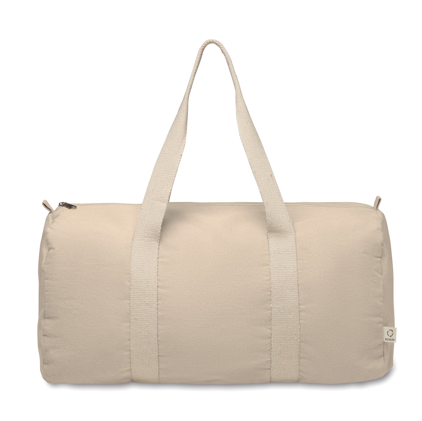 Sport- oder Reisetasche aus 320 g/m² (recycelte Baumwolle 80% und recycelter Polyester