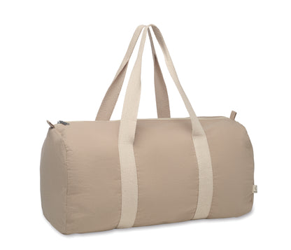 Sport- oder Reisetasche aus 320 g/m² (recycelte Baumwolle 80% und recycelter Polyester