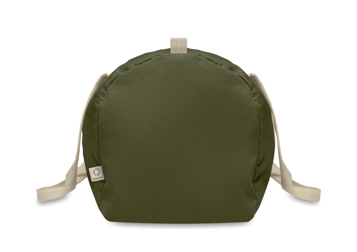 Sport- oder Reisetasche aus 320 g/m² (recycelte Baumwolle 80% und recycelter Polyester