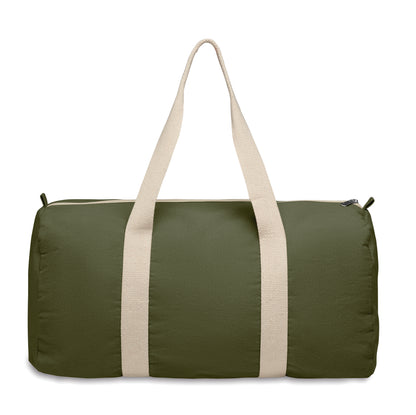 Sport- oder Reisetasche aus 320 g/m² (recycelte Baumwolle 80% und recycelter Polyester
