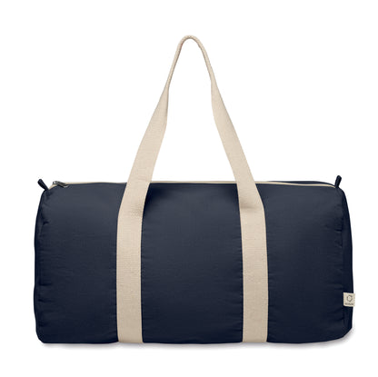 Sport- oder Reisetasche aus 320 g/m² (recycelte Baumwolle 80% und recycelter Polyester