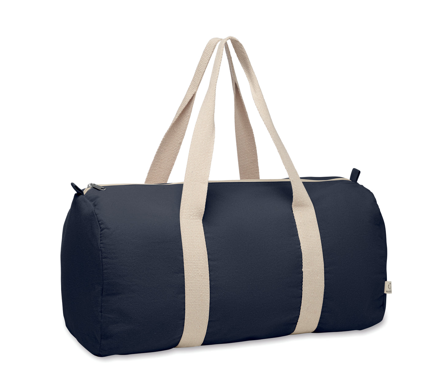 Sport- oder Reisetasche aus 320 g/m² (recycelte Baumwolle 80% und recycelter Polyester