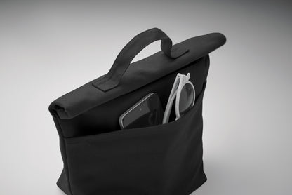 Kühltasche aus aus recyceltem Polycotton (70% recycelte Baumwolle 30% recycelter Polyester) mit