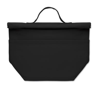Kühltasche aus aus recyceltem Polycotton (70% recycelte Baumwolle 30% recycelter Polyester) mit