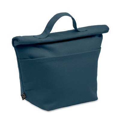 Kühltasche aus aus recyceltem Polycotton (70% recycelte Baumwolle 30% recycelter Polyester) mit